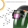 CascosCasco de soldadura con oscurecimiento automático solar - ajustable - máscara plegable