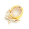 BrochesEsmalte amarillo limón - broche