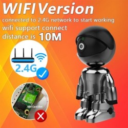 WiFi security camera - two-way audio - 1080P - 4MP - PTZ Wifi - IP - black robotSecurity cameras