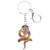 llaveroSerpiente cobra esmaltada - llavero de metal