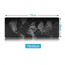 Anti-slip mouse pad - rubber - waterproof - World MapAccessories