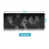 Anti-slip mouse pad - rubber - waterproof - World MapAccessories