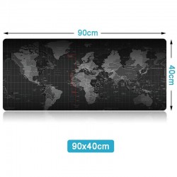 Anti-slip mouse pad - rubber - waterproof - World MapAccessories