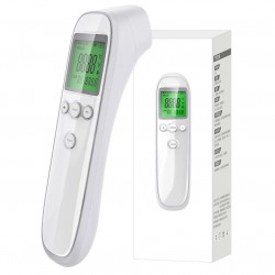 TermómetrosTermómetro infrarrojo digital - frente / oído - sin contacto - pantalla LCD