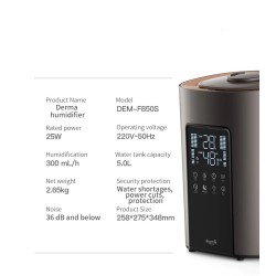 HumidificadoresHumidificador de aire - Lámpara UV - 5 L