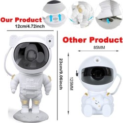 Iluminación de escenarios y eventosProyector LED - luz de noche - giratorio - cielo estrellado - galaxia - forma de astronauta
