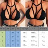 LenceríaSujetador de tiras crop ahuecado - top sexy - negro