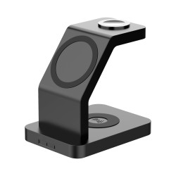 AccesoriosCargador inalámbrico magnético 3 en 1 - carga rápida - para iPhone - Apple Watch - AirPods