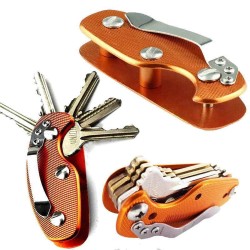 Herramientas de supervivenciaOrganizador de llaves plegable - soporte de aluminio