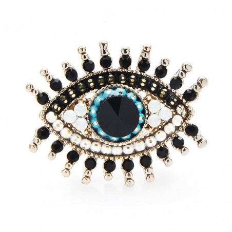 BrochesGran ojo azul - broche de cristal