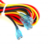 Interruptores12 V - LED rojo - arranque del motor del coche de carreras - interruptor de encendido con botón pulsador - palan...