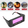 CascosGafas de soldadura fotoeléctrica automática - solar - gafas de oscurecimiento automático