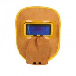 CascosCasco de soldadura con oscurecimiento automático - solar - máscara de cuero