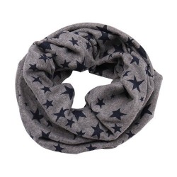 Gorras y sombrerosBufanda infantil redonda de algodón con estampado de estrellas