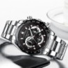 RelojesCHENXI - reloj de cuarzo de lujo - luminoso - resistente al agua - acero inoxidable