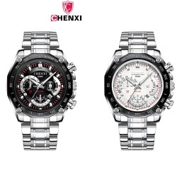 CHENXI - luxury Quartz watch - luminous - waterproof - stainless steelWatches