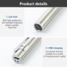 LinternasMini linterna USB - enfermería - médicos - acero inoxidable