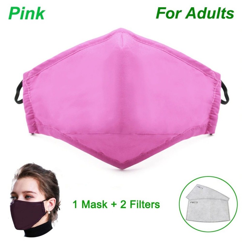 Mascarillas bucalesMascarilla protectora facial / bucal - con 2 filtros de carbón activado PM25 - reutilizable