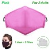 Mascarillas bucalesMascarilla protectora facial / bucal - con 2 filtros de carbón activado PM25 - reutilizable