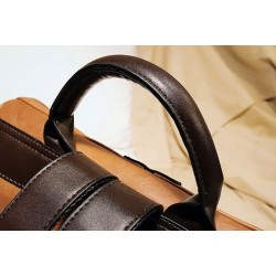 MochilasMochila vintage de piel - bandolera - gran capacidad