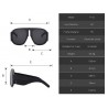 Gafas de solGafas de sol grandes redondas - unisex - UV 400