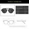 Gafas de solGafas de sol steampunk redondas - decoración cuero - unisex