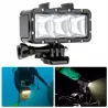 AccesoriosLuz de buceo LED subacuática - para GoPro - 30 m