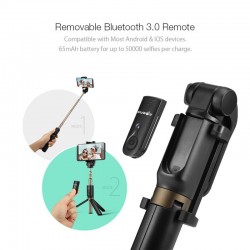 Palos selfies3 en 1 - mini trípode inalámbrico / selfie stick - Bluetooth - para Smartphone