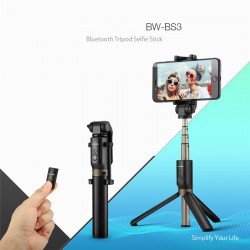 Palos selfies3 en 1 - mini trípode inalámbrico / selfie stick - Bluetooth - para Smartphone