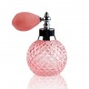 PerfumeFrasco de perfume de cristal vintage - envase vacío - con atomizador en spray - recargable - 100ml