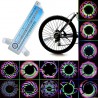 LucesLuz de rueda de radios de bicicleta - LED - 30 patrones