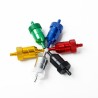 Partes de motosFiltro de aluminio para motocicleta gas / combustible / gasolina / aceite - con clips - 6 mm