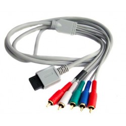 WiiCable componente HD - 1080P - para consola Nintendo Wii / Nintendo Wii / U - 1,8m