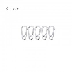 Herramientas de supervivenciaMini mosquetón - clip - gancho - llavero - para botellas / llaves - 5 piezas