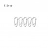 Herramientas de supervivenciaMini mosquetón - clip - gancho - llavero - para botellas / llaves - 5 piezas