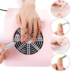 EquiposColector de polvo de uñas - manicura / pedicura - con 2 bolsas colectoras de polvo - 40W