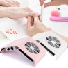 EquiposColector de polvo de uñas - manicura / pedicura - con 2 bolsas colectoras de polvo - 40W
