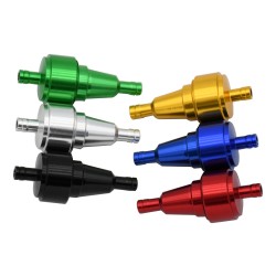 Partes de motosFiltro de gasolina / combustible / aceite para moto - universal - aluminio - 6 mm