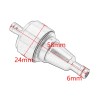 Partes de motosFiltro de gasolina / combustible / aceite para moto - universal - aluminio - 6 mm