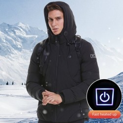 USB - electric heated thermal jacket with hood / zippersJackets