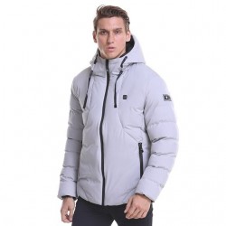 ChaquetasUSB - chaqueta térmica eléctrica con capucha / cremalleras