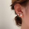 AretesTulipán / perla - pendientes de botón