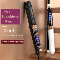 Hair straightener / curler - temperature control - fast heating - wet / dry hairHair straighteners