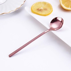 CubiertosCucharadita larga redonda de acero inoxidable - 13cm