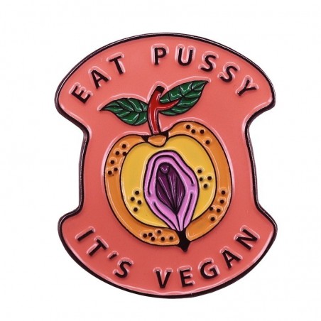Broches"Come coño es vegano" - insignia - broche