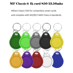 llavero1356MHz IC M1 - S50 llavero - control de etiquetas - tarjeta inductiva de llave - sistema de guardia de entrada - llav...