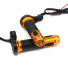 Hand Grips & End22mm - 7/8" - 12V - manillar de moto - puños calefactables eléctricos - aluminio - 2 piezas