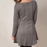 VestidosVestido corto de punto - suéter de manga larga