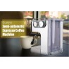 CocinaGustino 19 Bar - cafetera semiautomática - espumador de leche - acero inoxidable