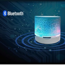 Altavoz BluetoothMini altavoz Bluetooth - LED - Tarjeta TF - diseño agrietado